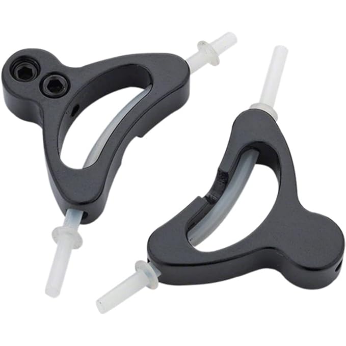 JAGWIRE SMALL PART - STRADDLE CABLE CARRIER WITH LINER, ALLOY, BLACK, BLISTER OF 2