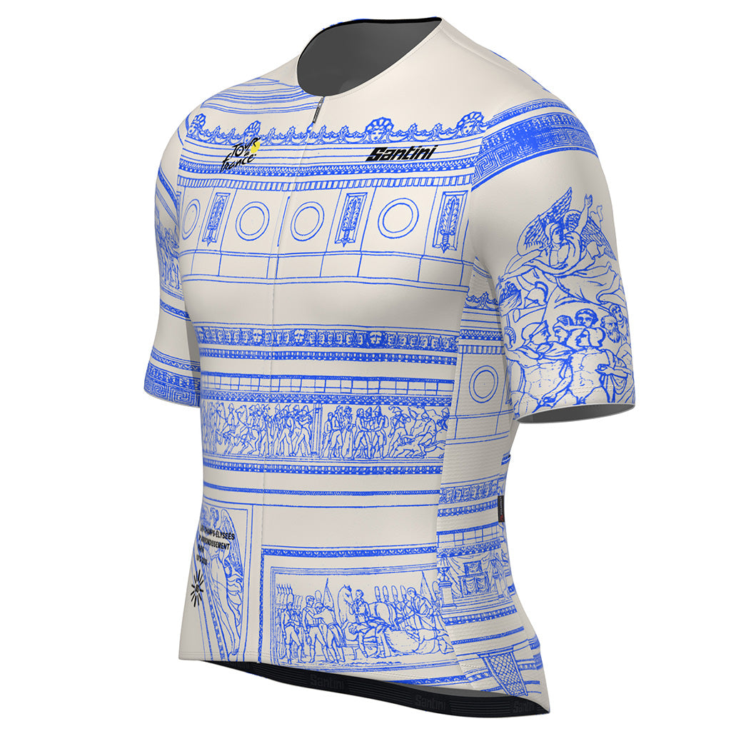 SANTINI ARC DE TRIOMPHE UNI.JERSEY-WHT FS-M