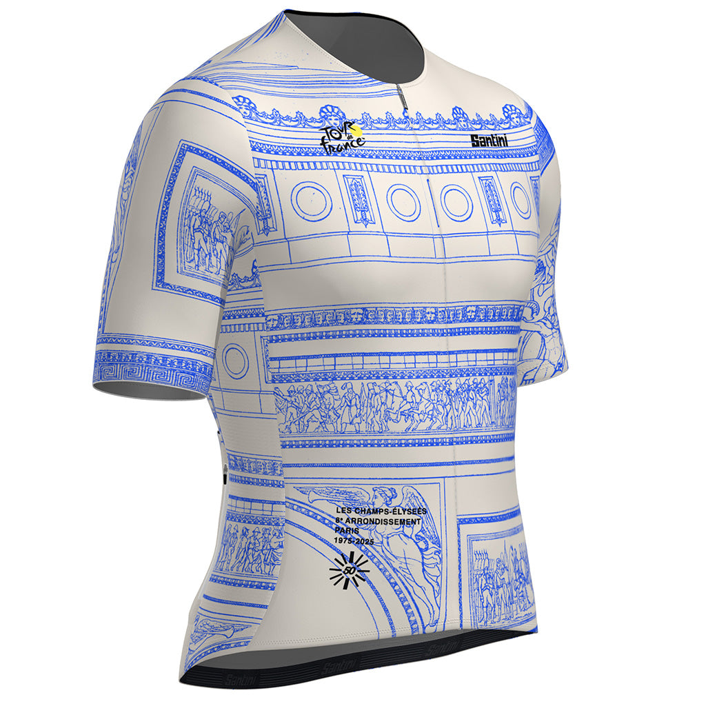 SANTINI ARC DE TRIOMPHE UNI.JERSEY-WHT FS-M