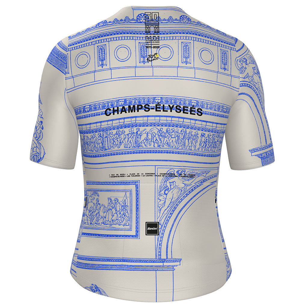 SANTINI ARC DE TRIOMPHE UNI.JERSEY-WHT FS-M