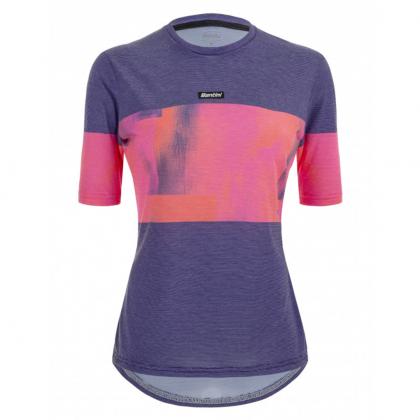 SANTINI WMN FORZA TECH TSHIRT AT.ORNGE SZ-XL