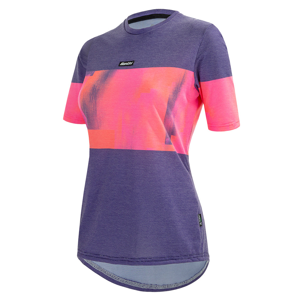 SANTINI WMN FORZA TECH TSHIRT AT.ORNGE SZ-XL