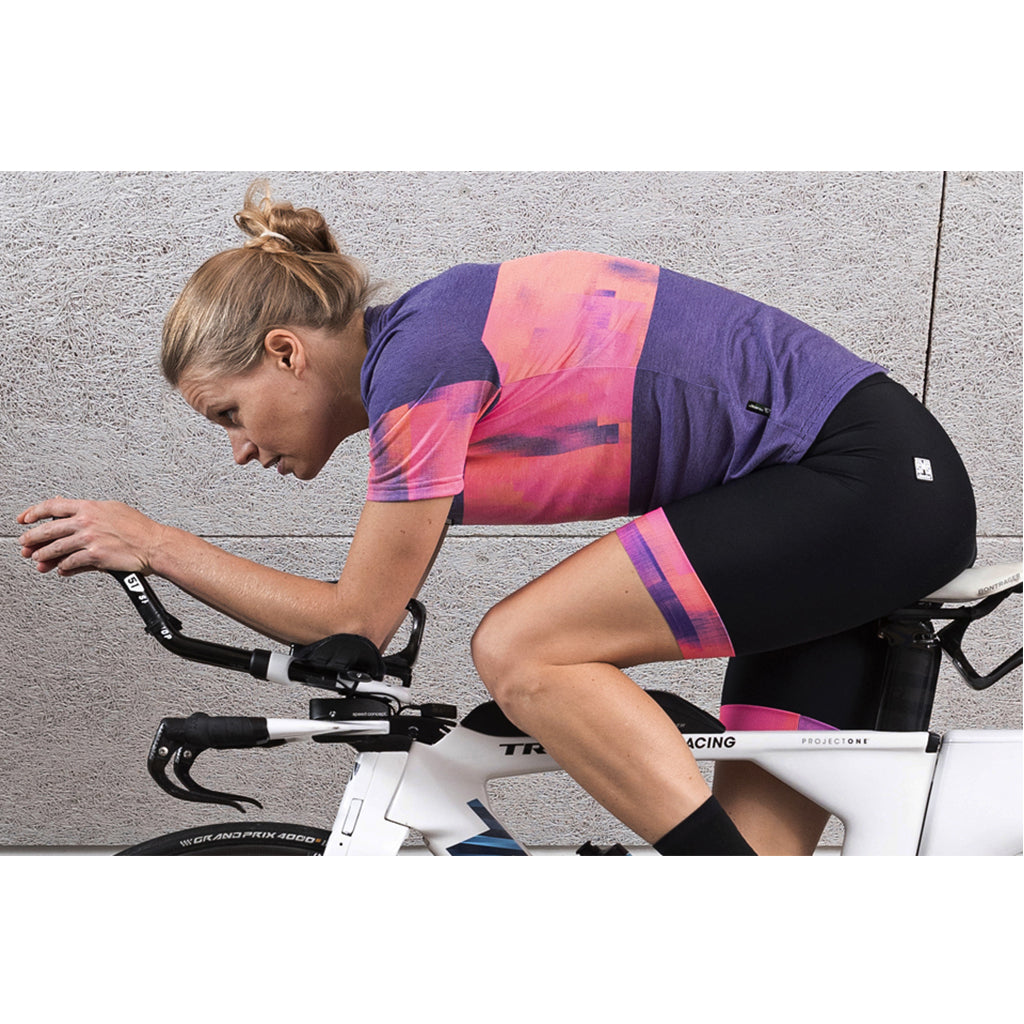 SANTINI WMN FORZA TECH TSHIRT AT.ORNGE SZ-XL