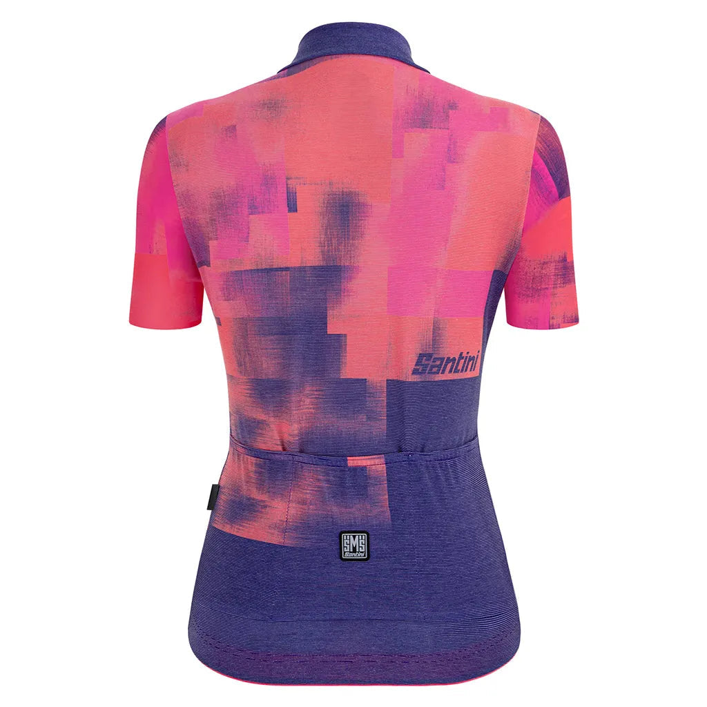 Santini Forza Women's Cycling Jersey (Atomic Orange) | Cycling Gears Hub