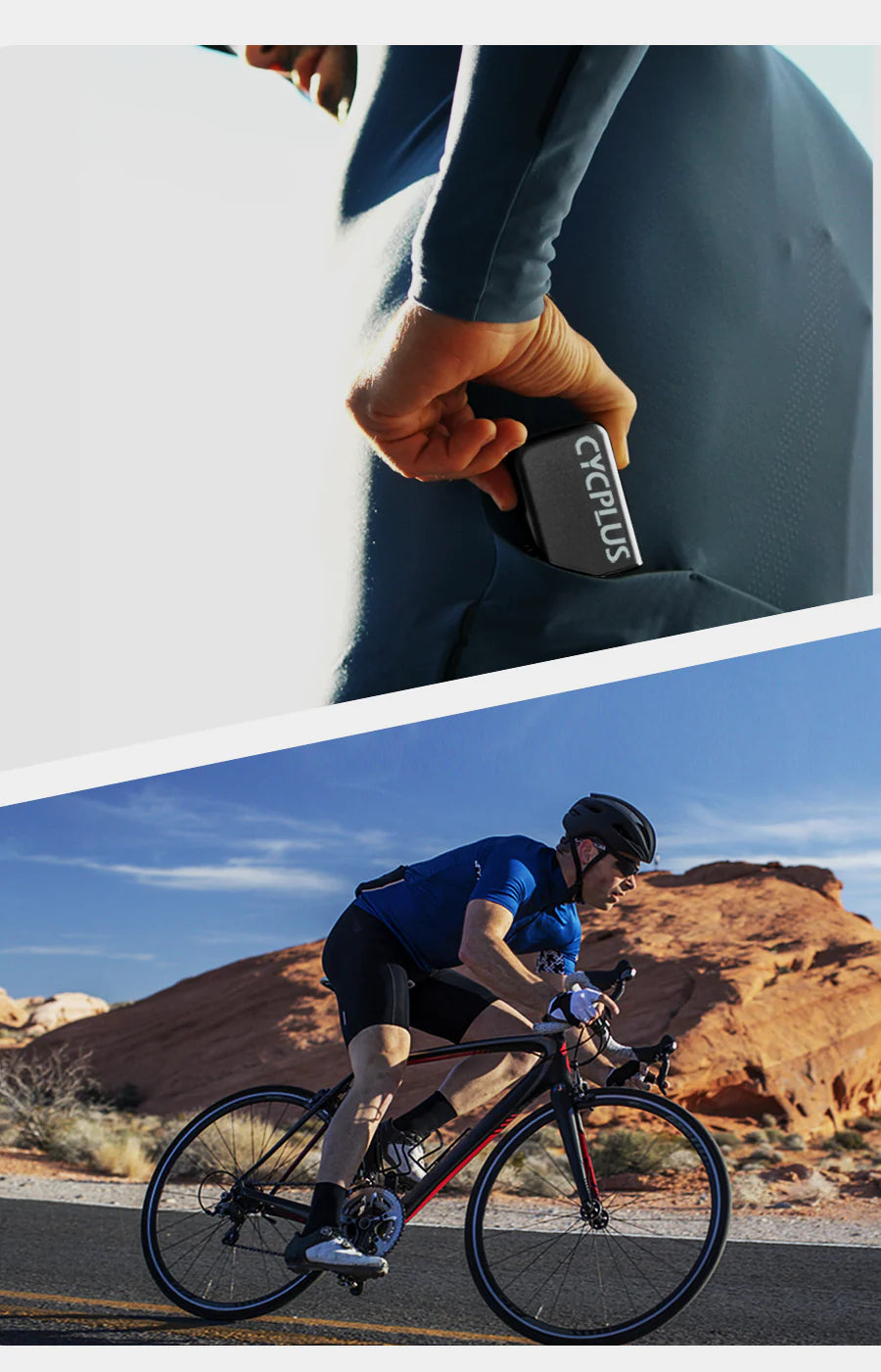 CYCPLUS AS210 Tiny Electric Bike Pump | Ultra-Light 100 PSI Rechargeable Air Pump | Cycling Gears Hub