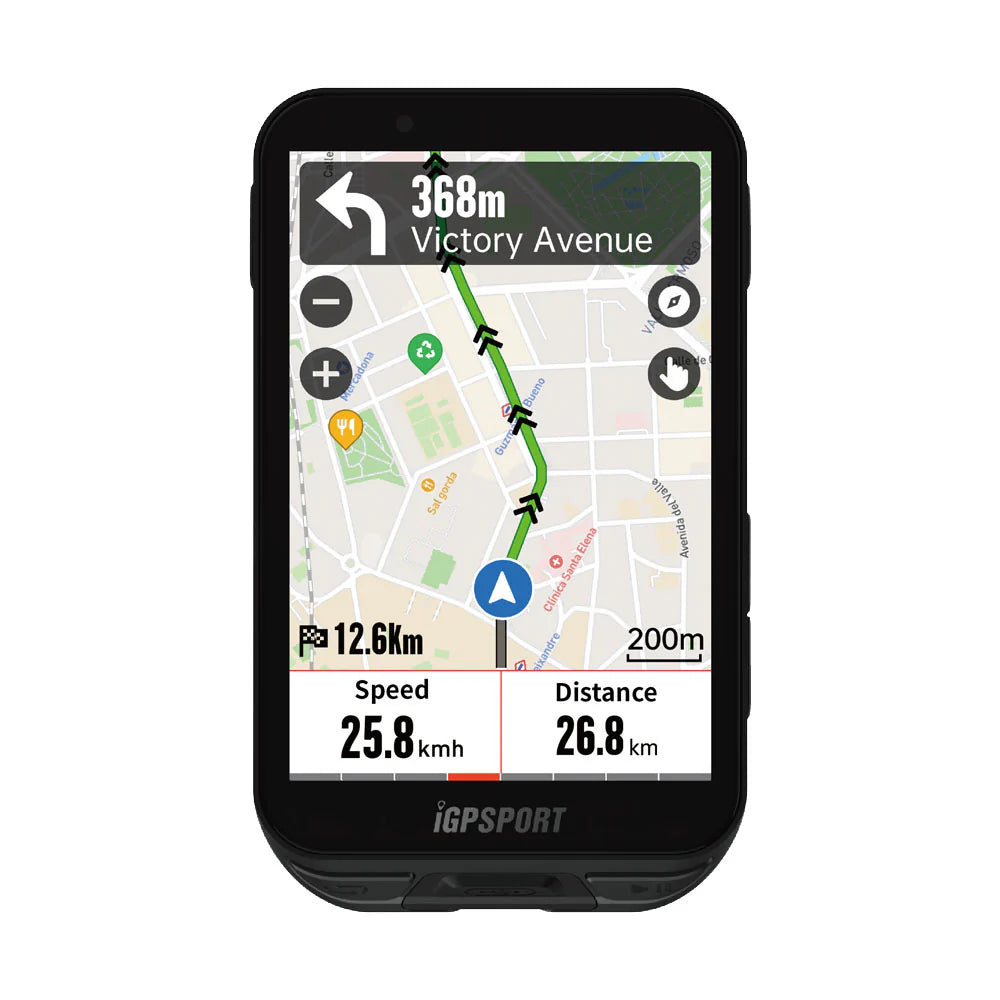 iGPSPORT iGS800 GPS Bike Computer | 3.5” Color Touchscreen with Offline Maps | Cycling Gears Hub