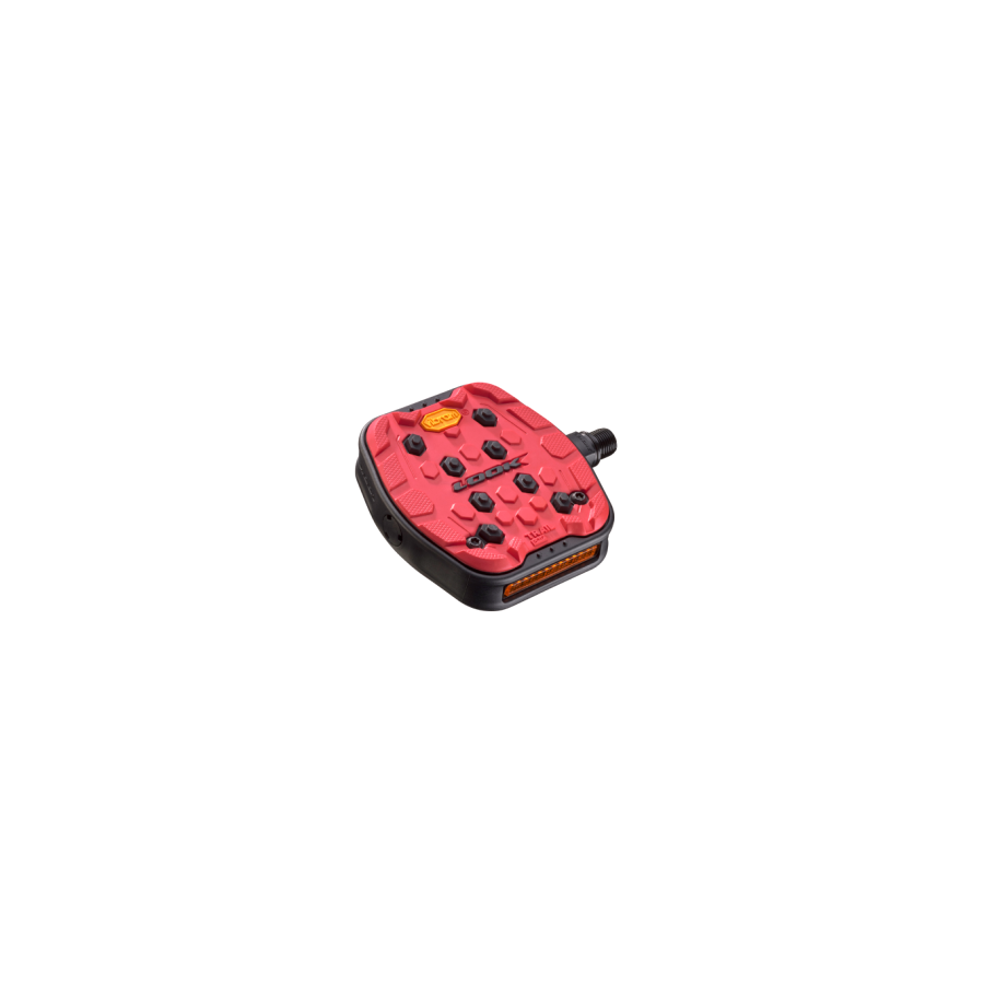 LOOK Geo City Grip Platform Pedal – Lime | Flat Urban Cycling Pedals | Cycling Gears Hub