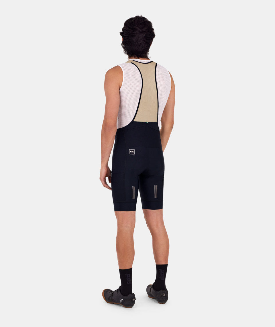 Santini Cargo Men's Cycling Bibshorts (Black) | Cycling Gears Hub