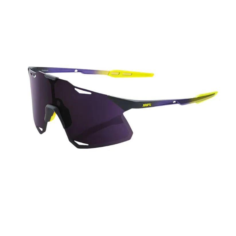 100% Hypercraft Sport Sunglasses (Dark Purple/Matte Metallic Digital Brights) | Cycling Gears Hub