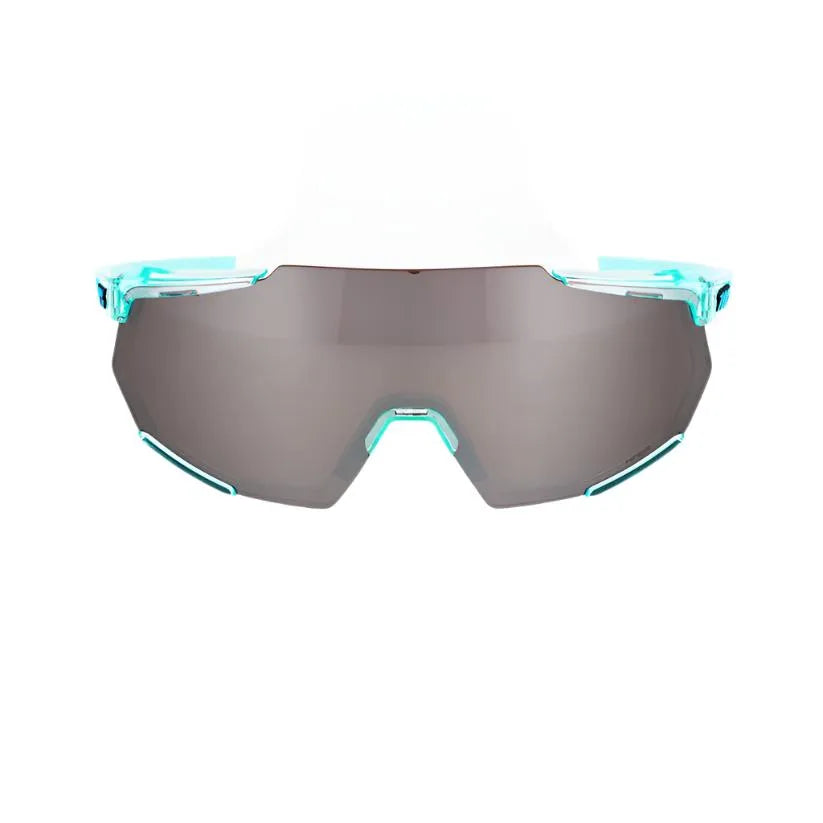 100% Racetrap 3.0 Sport Sunglasses (Silver/Polished Translucent Mint) | Cycling Gears Hub