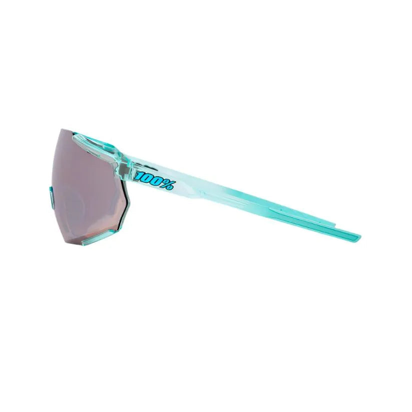 100% Racetrap 3.0 Sport Sunglasses (Silver/Polished Translucent Mint) | Cycling Gears Hub