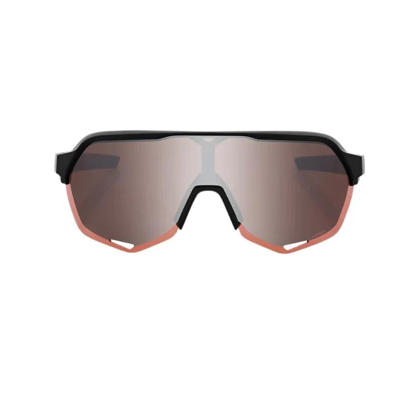 100% S2 Sport Sunglasses (Crimson Silver/Soft Tact Black) | Cycling Gears Hub