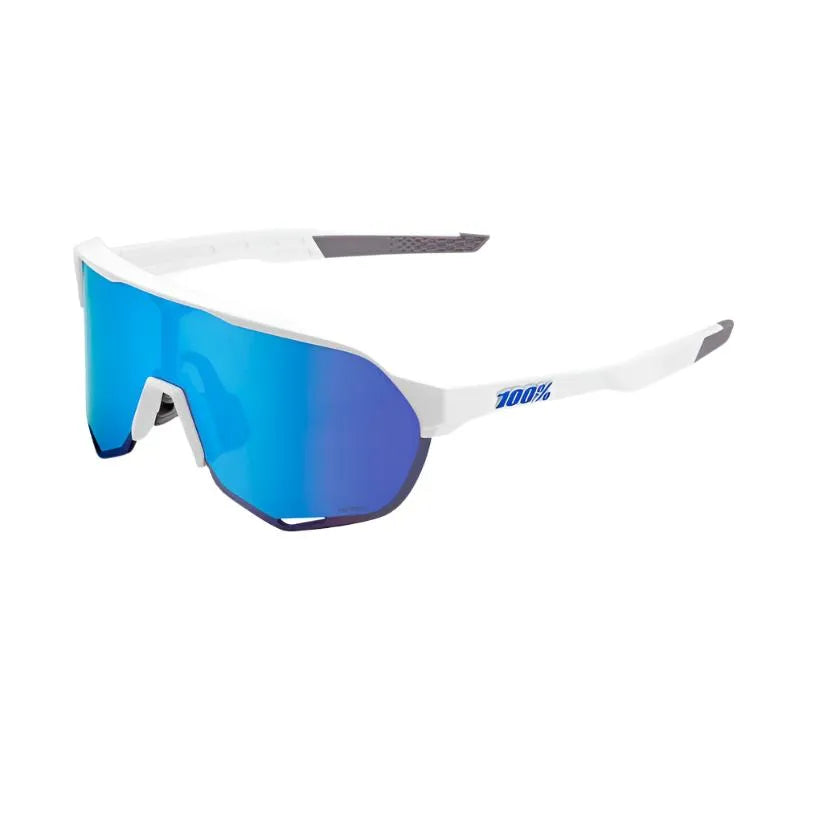 100% S2 Sport Sunglasses (Blue Multilayer/Matte White) | Cycling Gears Hub