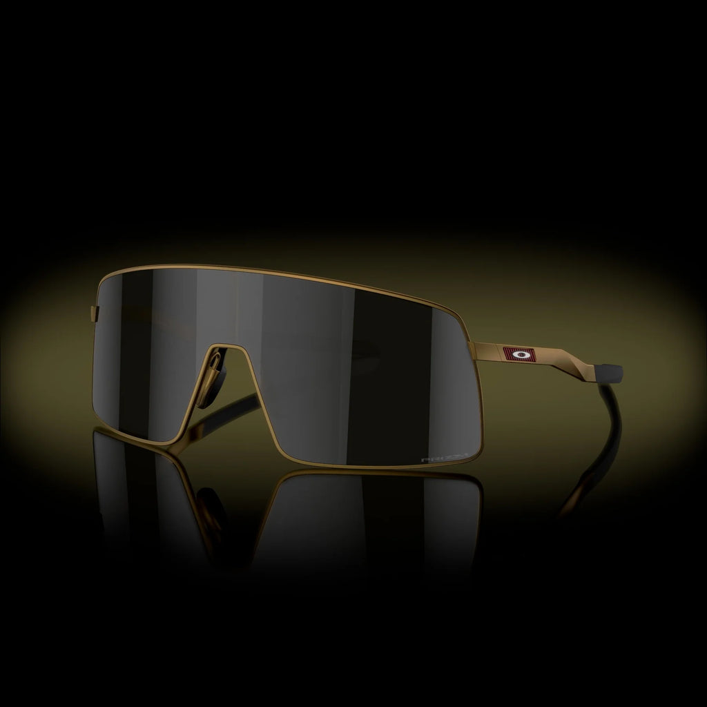 Oakley Sutro Ti Sunglasses – Prizm Black Lenses with Matte Gold Titanium Frame