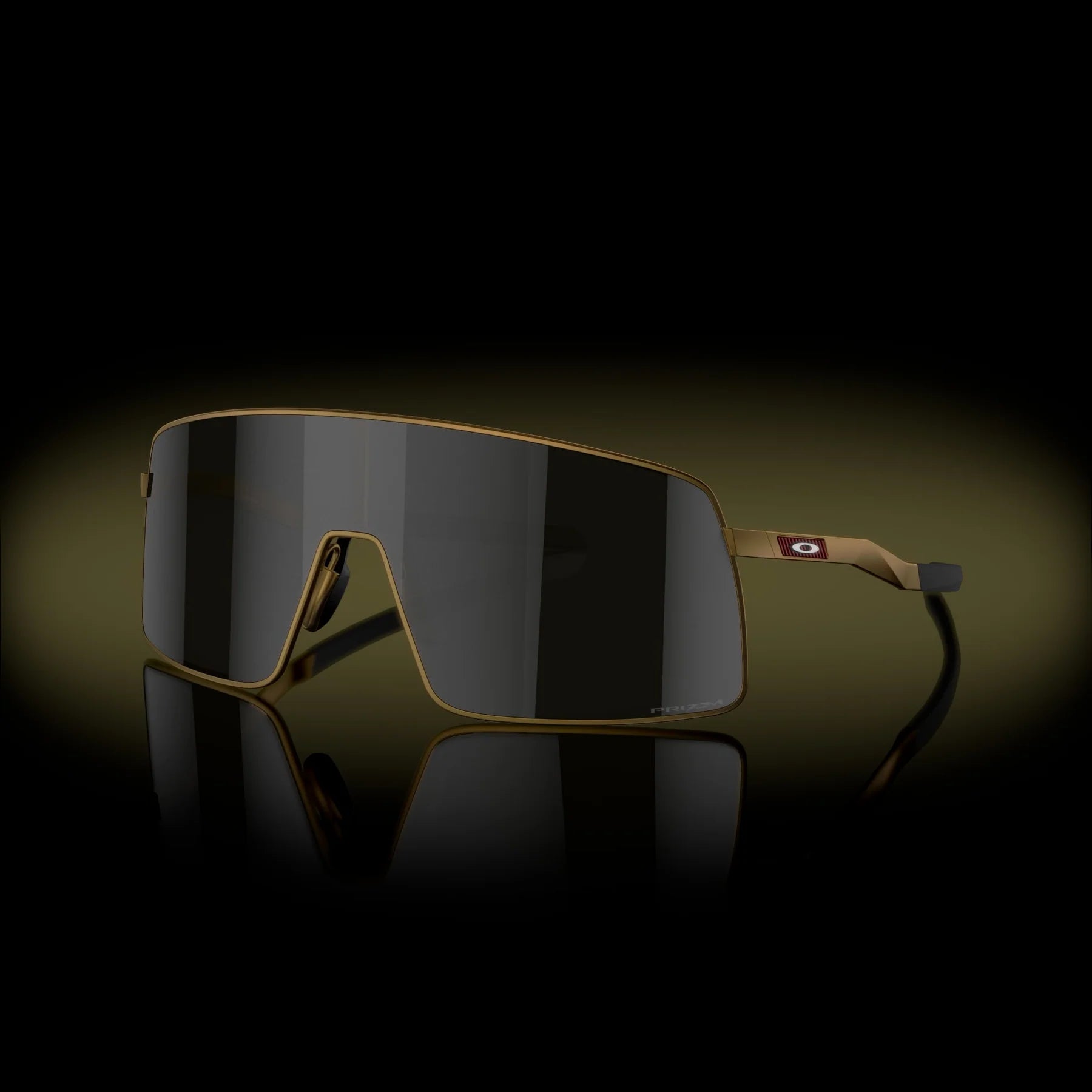 Oakley Sutro Ti Sunglasses – Prizm Black Lenses with Matte Gold Titanium Frame
