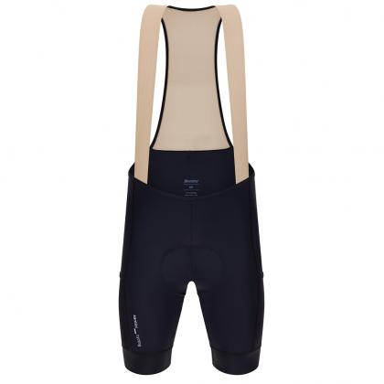 SANTINI CARGO BIBSHORTS-BLACK