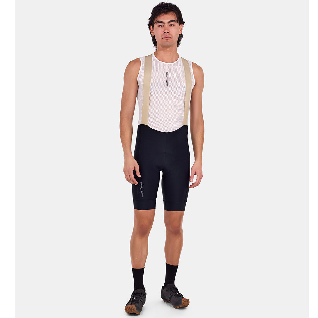 SANTINI CARGO BIBSHORTS-BLACK
