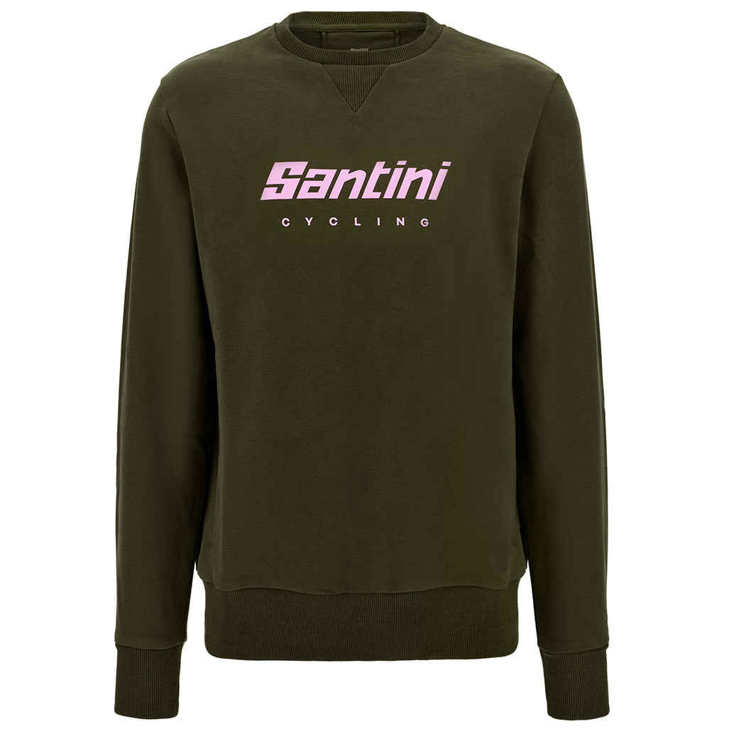 SANTINI FULL SLEEVE SWEATSHIRT-MLTRY GREEN L