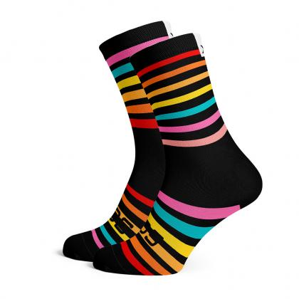 SOX Rainbow Casual Crew Socks – Vibrant Lifestyle Crew | Breathable Everyday Comfort