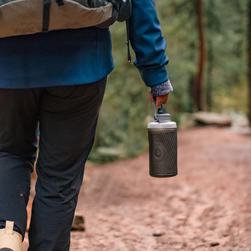 Hydrapak Flux Flexible Bottle (Mammoth Grey) | Cycling Gears Hub