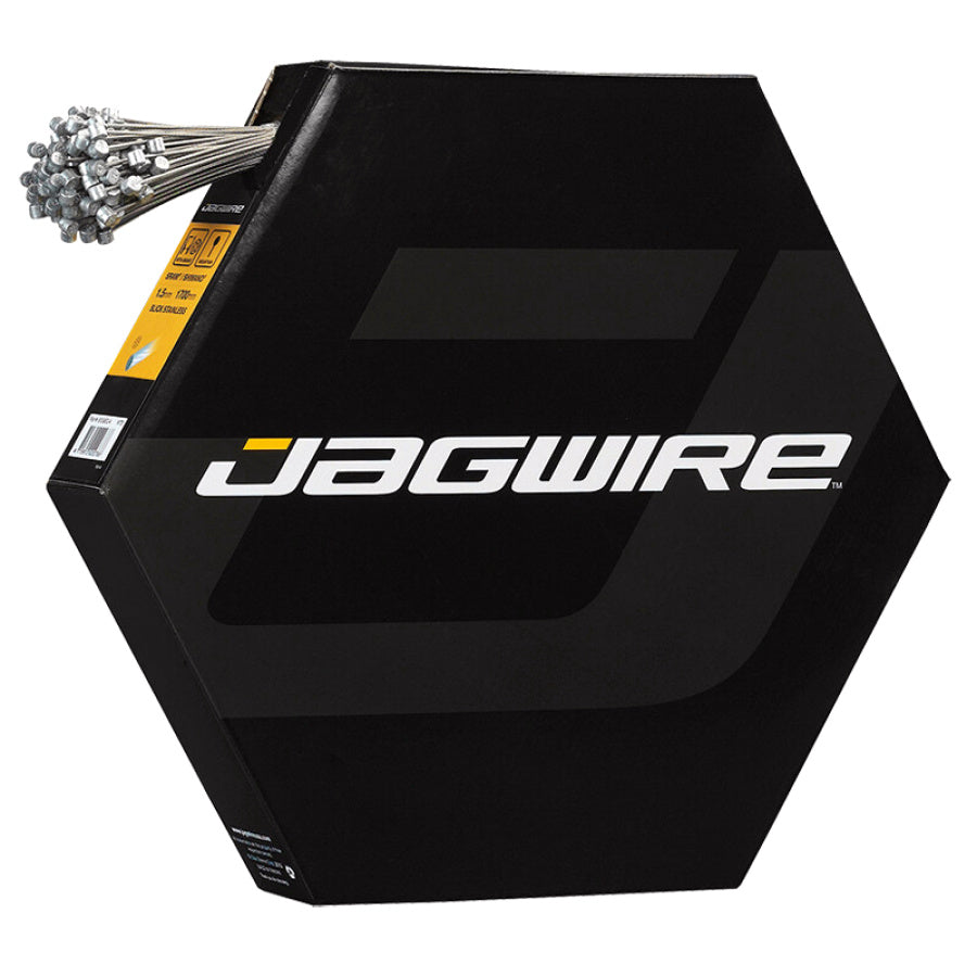 Jagwire MTB Pro Brake Cable – 1.5mm x 2000mm | Slick Polished Stainless | Box of 50 | Cycling Gears Hub