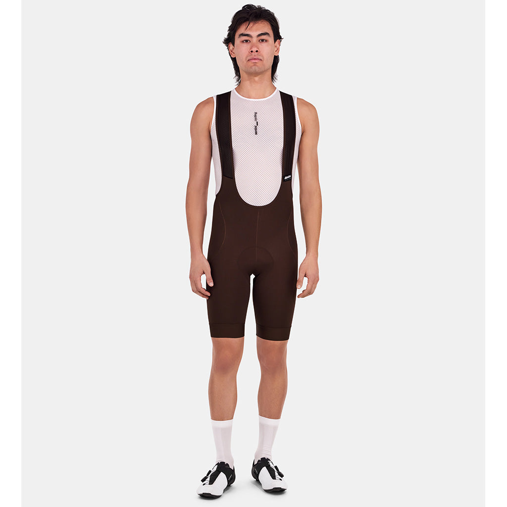 SANTINI RTR BIBSHORTS-CHOCOLATE