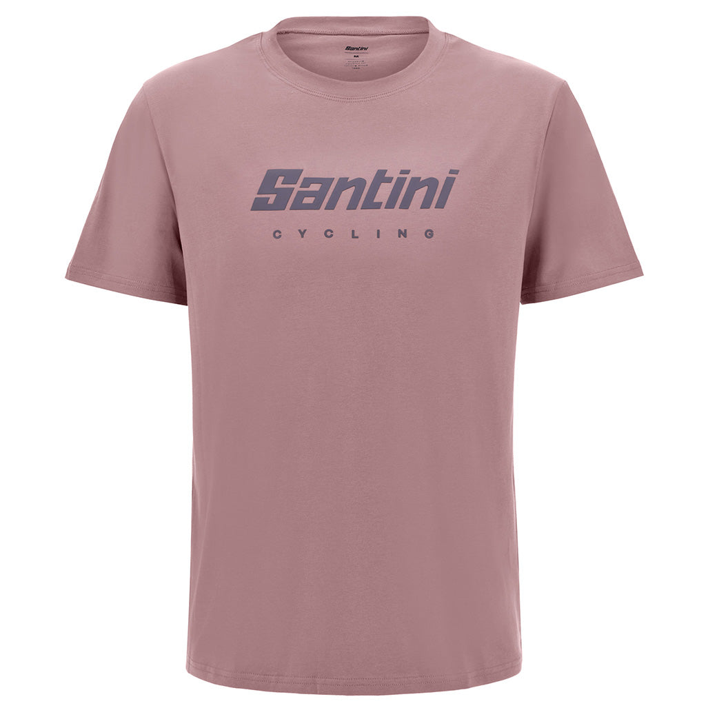 SANTINI BRANDED T-SHIRT-PINK SIZE-L