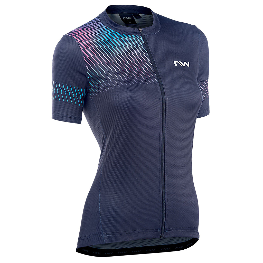 NW WMN ORIGIN JERSEY-BLK/IRIDESC SIZE-XL