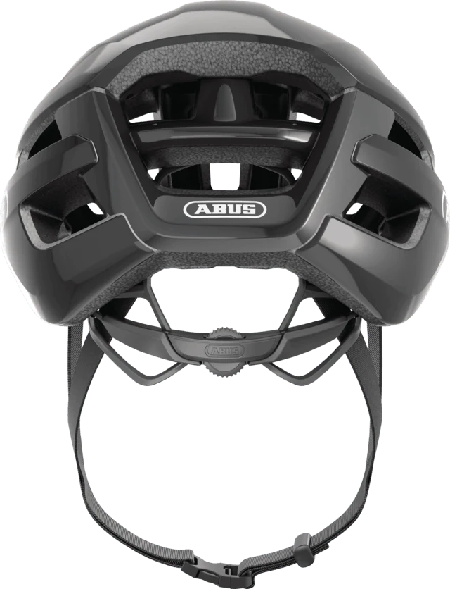 Abus Powerdome Road Cycling Helmet With Shiny Black Color | Cycling Gears Hub