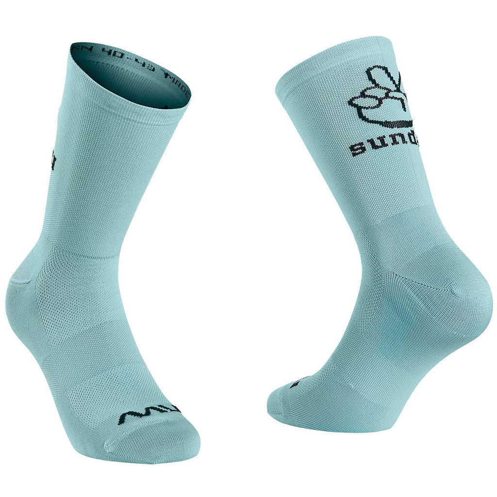 Northwave Sunday Monday Men's Cycling Socks (Color Blue Surf) | Cycling Gears Hub