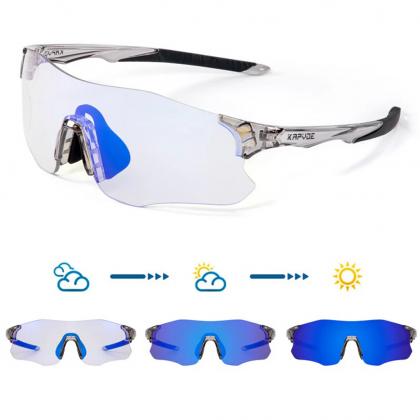 KAPVOE K1129 Colour Photochromic Sunglasses Color Blue/Clear