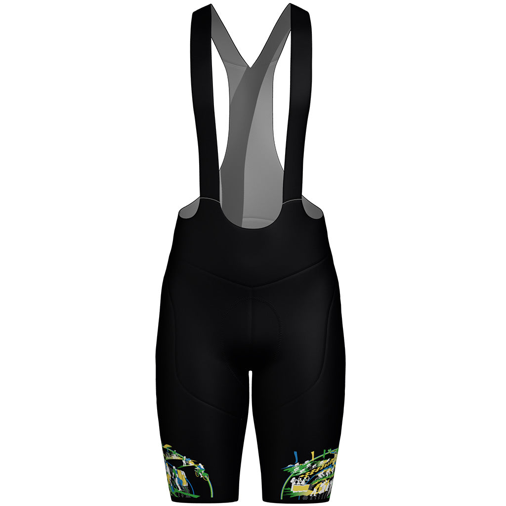SANTINI UCI ROAD WC KIGALI BIBSHORTS-BLK
