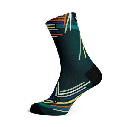 SOX Performance Teal Crew Socks – High-Performance Sports Crew | Breathable Support & Stability