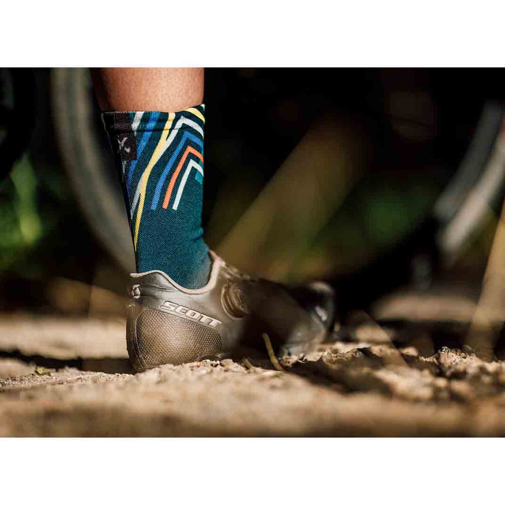 SOX Performance Teal Crew Socks – High-Performance Sports Crew | Breathable Support & Stability