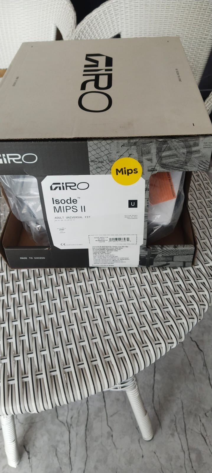 Giro Isode MIPS II Road Cycling Helmet – Matte White | Cycling Gears Hub