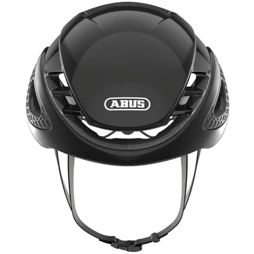Abus Gamechanger Road Cycling Helmet With Shiny Black Color | Cycling Gears Hub