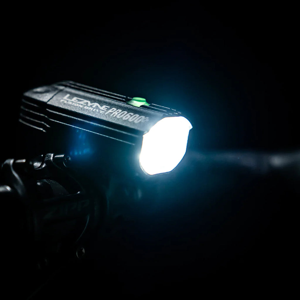 Lezyne Fusion Drive Pro 600 Lumens Front Light w/ wPRO Mount (Color Black)| Cycling Gears Hub