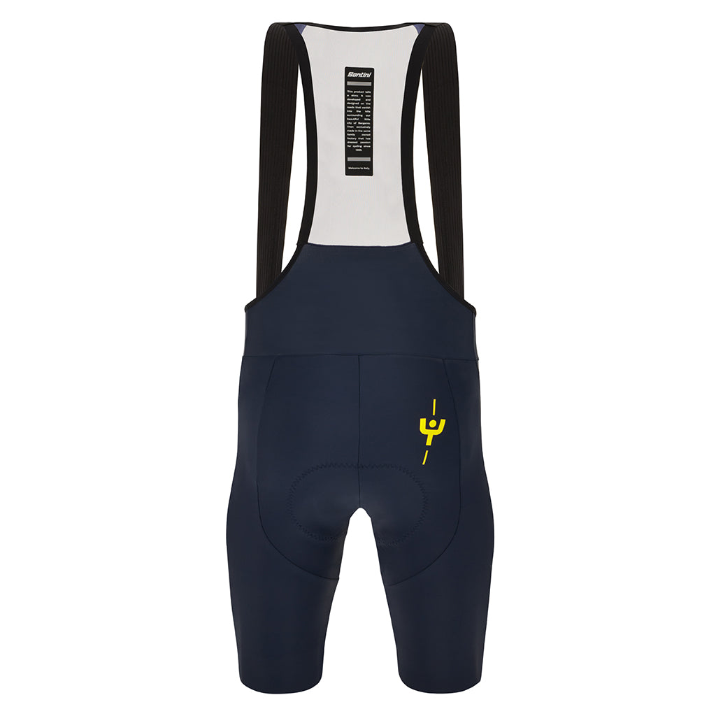 SANTINI LE MAILLOT JAUNE BIBSHORTS-N.BLUE M