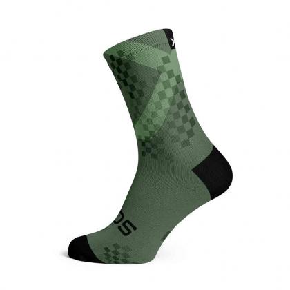 SOX X-Olive Minimalist Crew Socks – Performance Sports Crew | Breathable & Moisture-Wicking