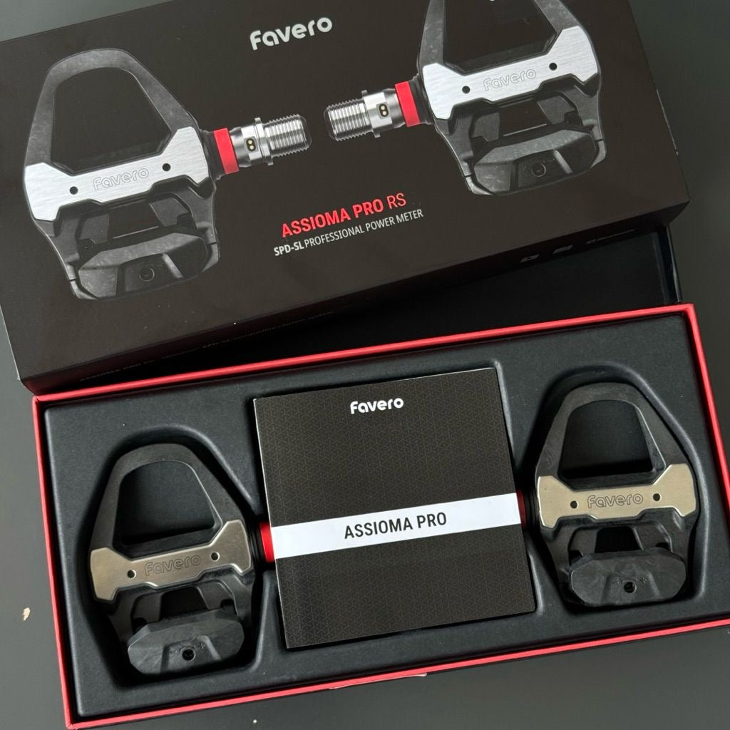 Favero Assioma PRO RS-2 – Dual-Sided Road Power Meter Pedals (SPD-SL Compatible)[Latest Edition]Cycling Gears Hub