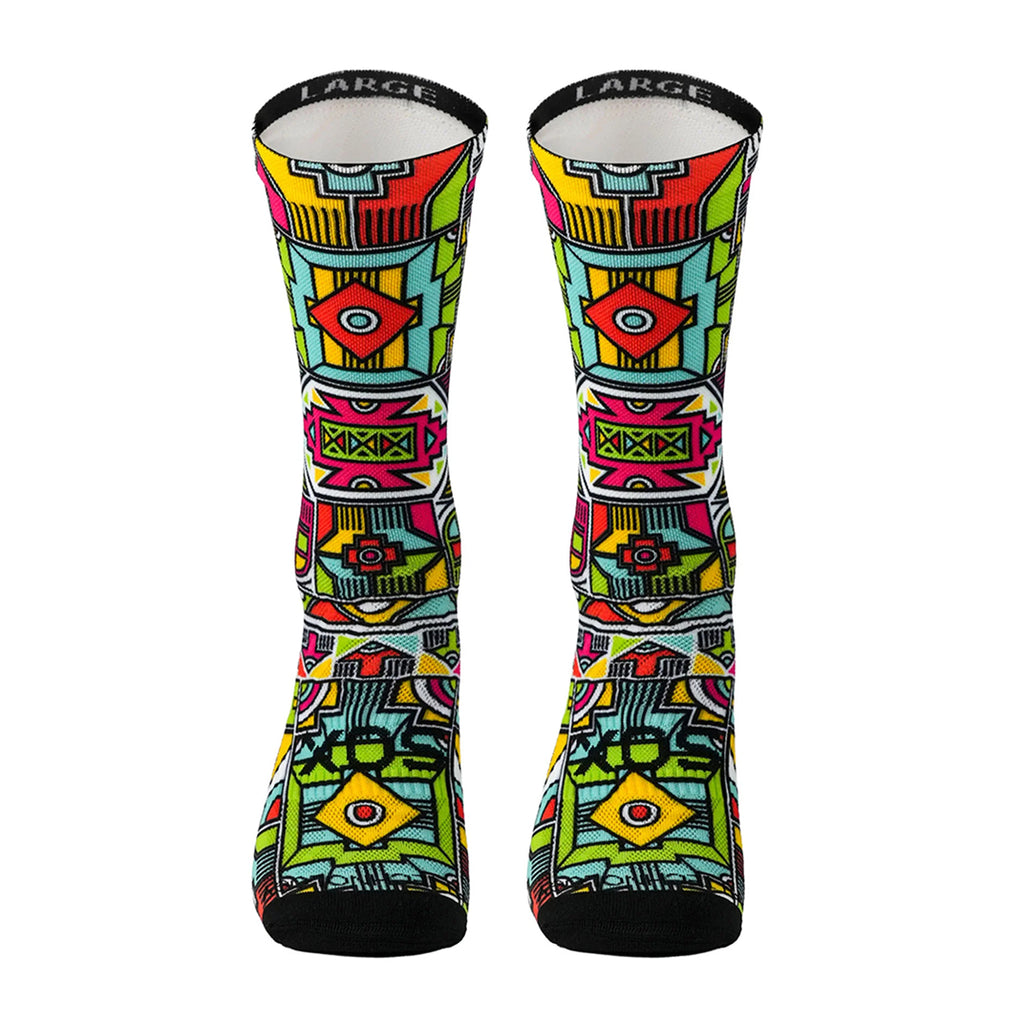 SOX Ndebele 2.0 Heritage Crew Socks – Modern Heritage Lifestyle Crew | Breathable Everyday Comfort
