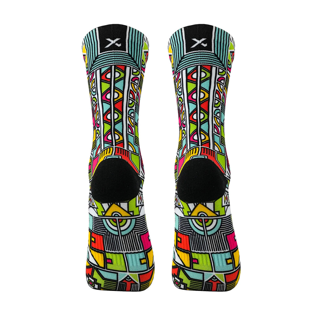 SOX Ndebele 2.0 Heritage Crew Socks – Modern Heritage Lifestyle Crew | Breathable Everyday Comfort
