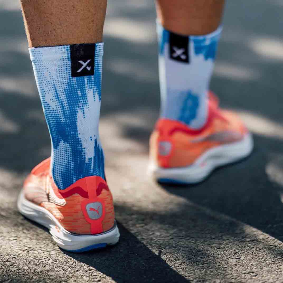 SOX Blue Gravel Minimalist Crew Socks – Performance Crew | Breathable Comfort & Modern Design