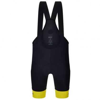 SANTINI TDF GC LEADER BIBSHORTS-BLACK SIZE-L