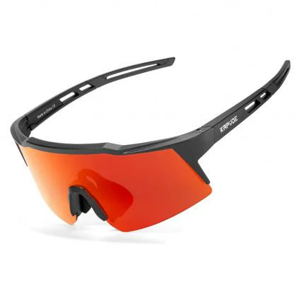 KAPVOE K9028 Kids Single Lens Sunglasses Color 8-15 yr Red/Black