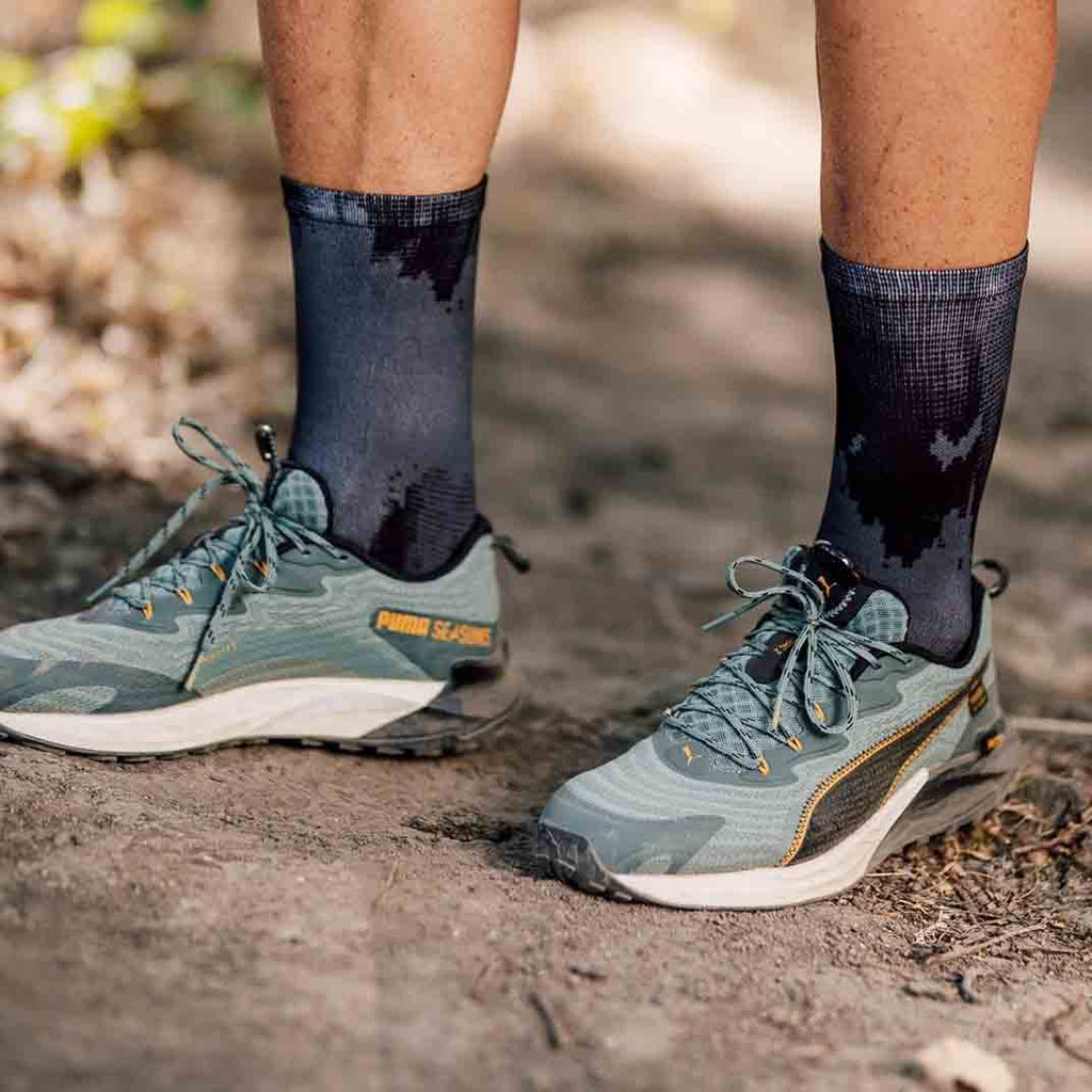 SOX Black Gravel Minimalist Crew Socks – Performance Crew | Breathable Comfort & Sleek Design
