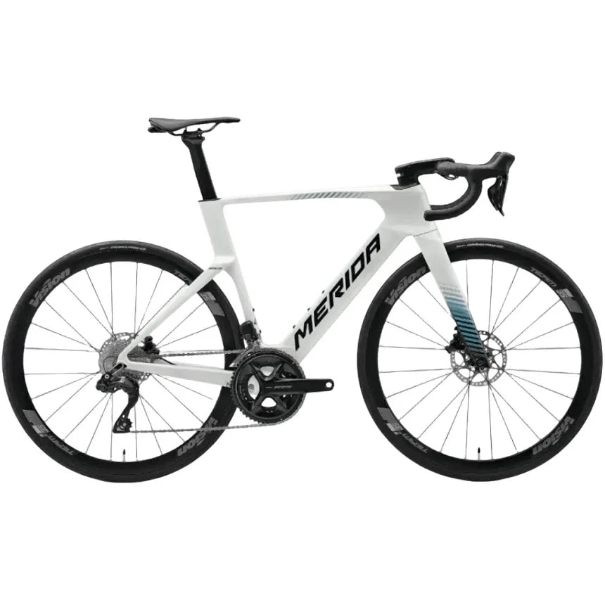 Merida Reacto 5000 2027 Aero Road Bike – Pearl Blue Teal | Cycling Gears Hub | Cycling Gears Hub