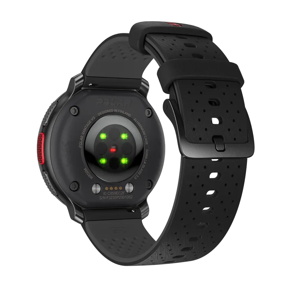 Polar Vantage V3 – Premium Multisport GPS Smartwatch with AMOLED Display, Dual-Frequency GPS, Maps, Advanced Training & Recovery Tools [Black Color]