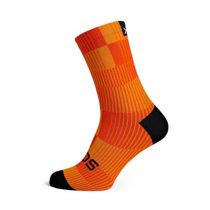 SOX Slight Orange Minimalist Crew Socks – Modern Everyday Crew | Lightweight Breathable Comfort