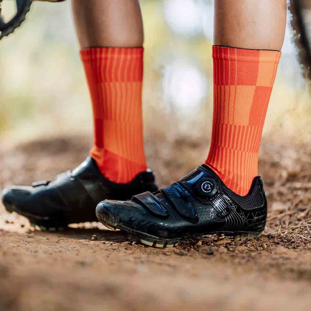 SOX Slight Orange Minimalist Crew Socks – Modern Everyday Crew | Lightweight Breathable Comfort